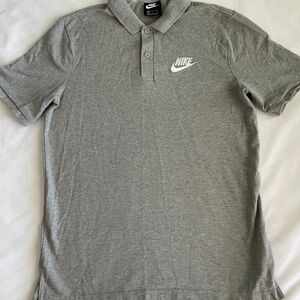 Nike Sportswear Matchup Mens Cotton Polo Shirt Gray Size Medium